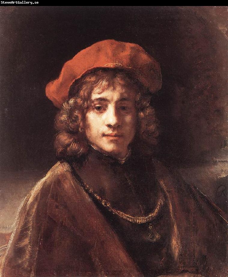 REMBRANDT Harmenszoon van Rijn The Artist's Son Titus du